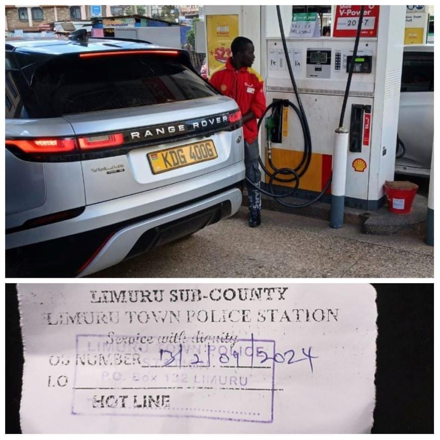 Shocking Fuel Theft Hits Limuru: Range Rover Driver Skips KSh 10,500 Bill