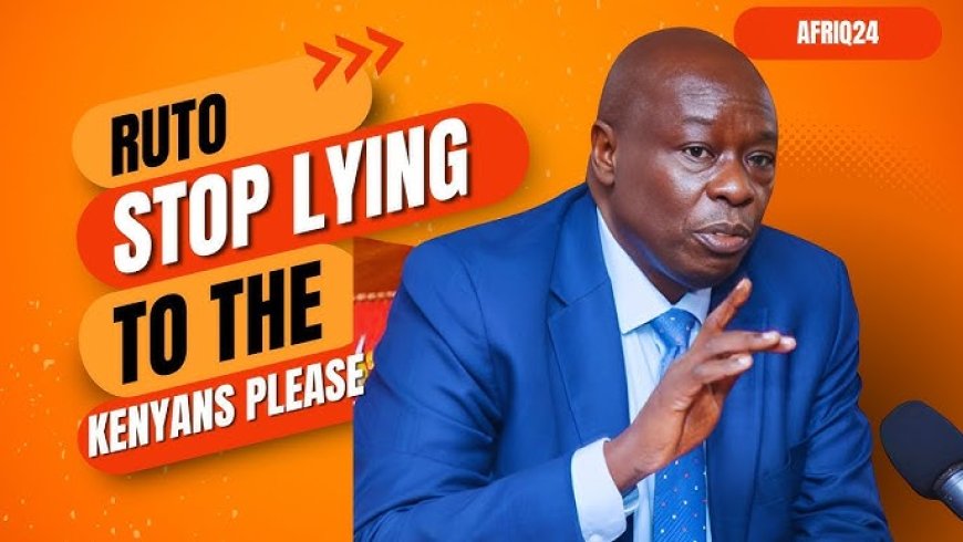 Gachagua Exposes Government Deception: 'Time for Lying to Kenyans Is Over